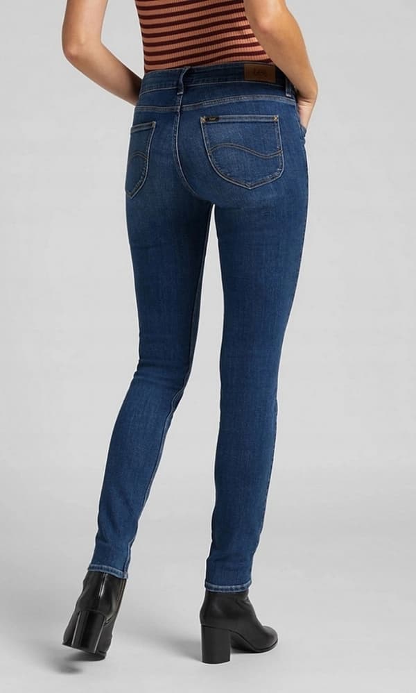 Lee Scarlett Mid Martha Dam Skinny Jeans Mörka Denim W31 L29