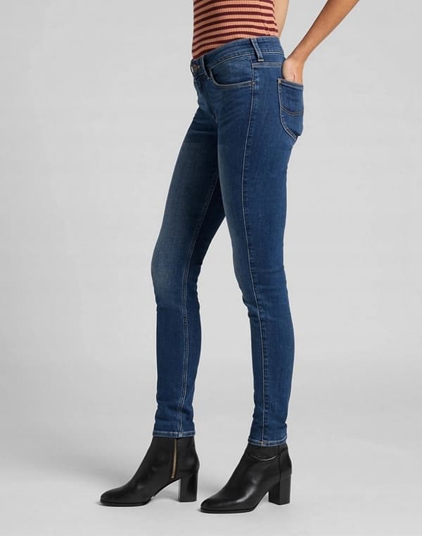 Lee Scarlett Mid Martha Dam Skinny Jeans Mörka Denim W31 L29