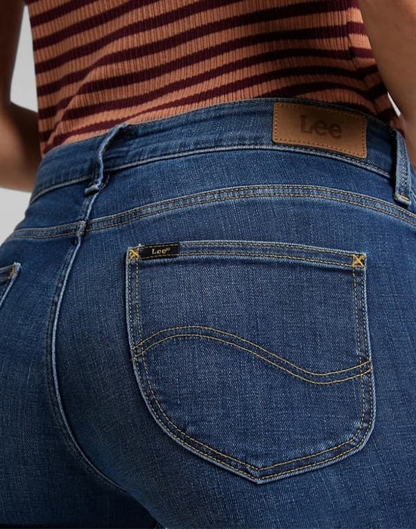 Lee Scarlett Mid Martha Dam Skinny Jeans Mörka Denim W31 L29