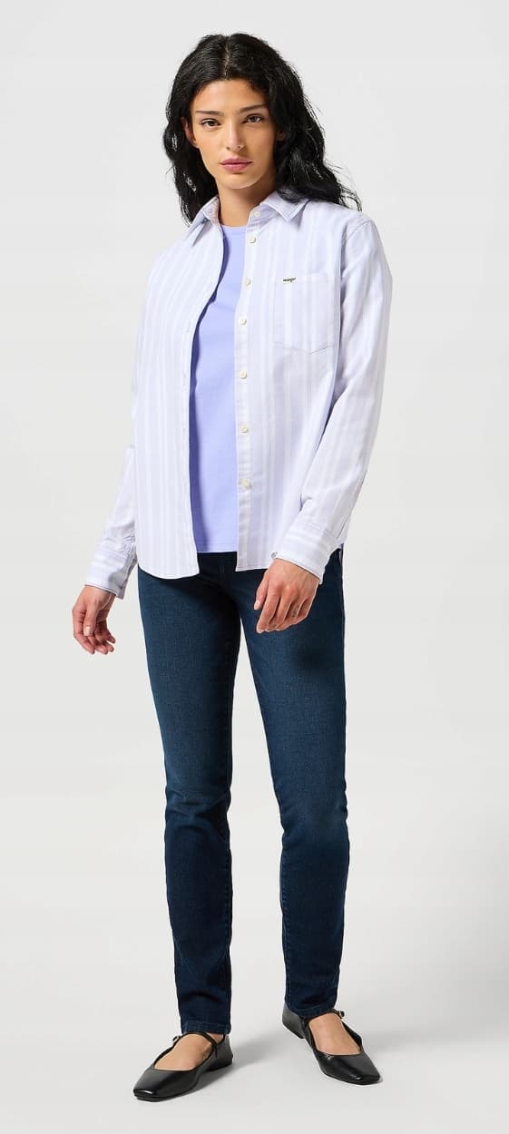 Wrangler SLIM MARINBLÅ RAKA HÖGA DAMJEANS W29 L32
