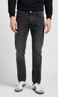 Pikkukuva 3 / 11: Lee DAREN Asphalt Rocker DENIM STRAIGHT BLACK JEANS W46 L32