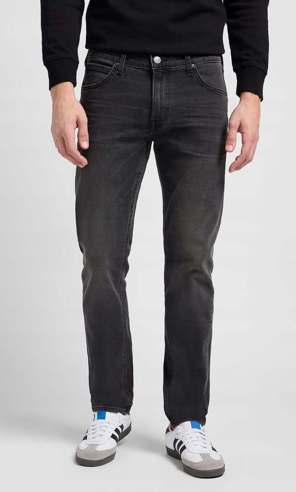 Lee DAREN Asphalt Rocker DENIM RAKA SVARTA JEANS W34 L34