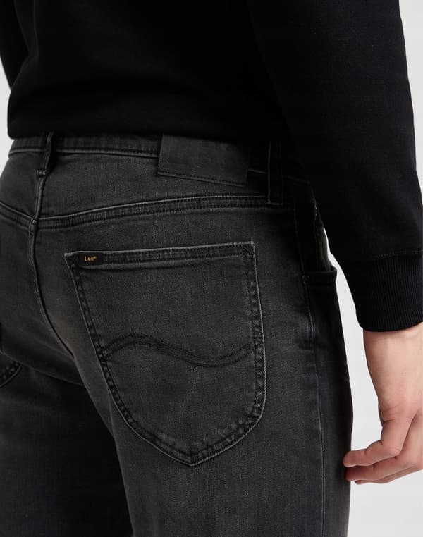 Lee DAREN Asphalt Rocker DENIM RAKA SVARTA JEANS W34 L34