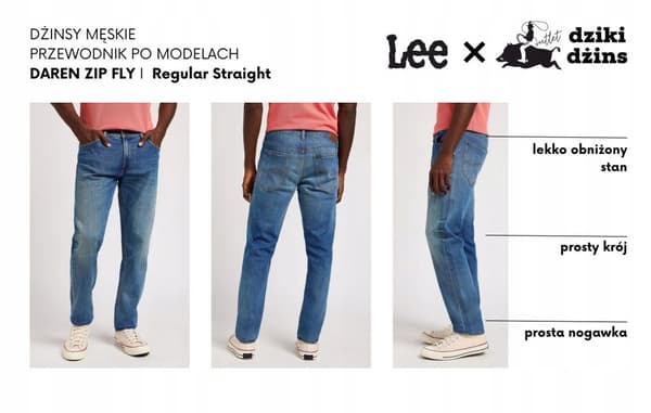 Lee DAREN Asphalt Rocker DENIM RAKA SVARTA JEANS W34 L34
