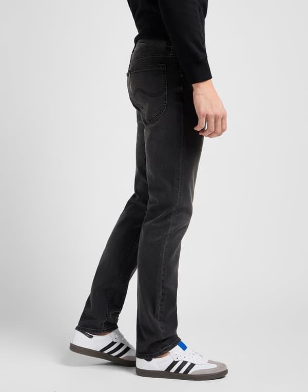 Lee DAREN Asphalt Rocker DENIM STRAIGHT BLACK JEANS W31 L32