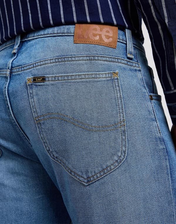 Lee RIDER SLIM Worn In Travis DENIM FITTED JEANS W32 L32