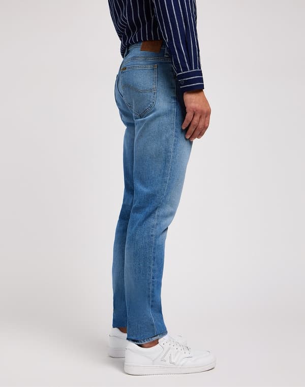 Lee RIDER SLIM Worn In Travis DENIM FITTED JEANS W32 L32