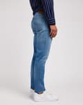 Miniatyrbild 7 av 8: Lee RIDER SLIM Worn In Travis DENIM FITTED JEANS W32 L32