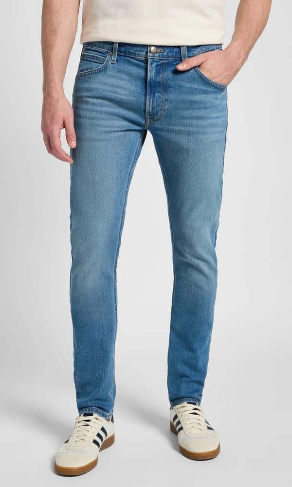 Lee LUKE SLIM Alpine DENIM MIESTEN KAPENTAVAT FARKUT W32 L32