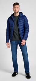 Miniatyrbild 6 av 9: Lee DAREN Blooming DENIM RAKA MÖRKA ELASTISKA JEANS W38 L32