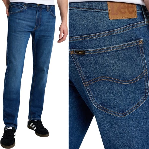 Lee DAREN Blooming DENIM RAKA MÖRKA ELASTISKA JEANS W38 L32