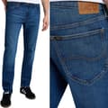 Miniatyrbild 1 av 9: Lee DAREN Blooming DENIM RAKA MÖRKA ELASTISKA JEANS W38 L32