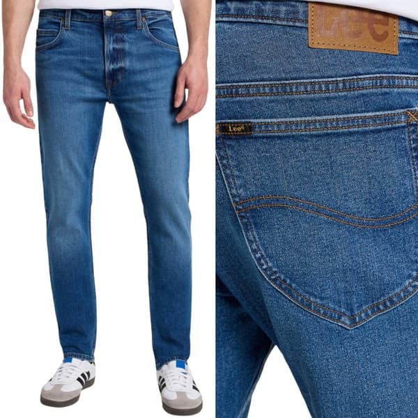 Lee RIDER SLIM Ballinger DENIM DARK FITTED JEANS W38 L32