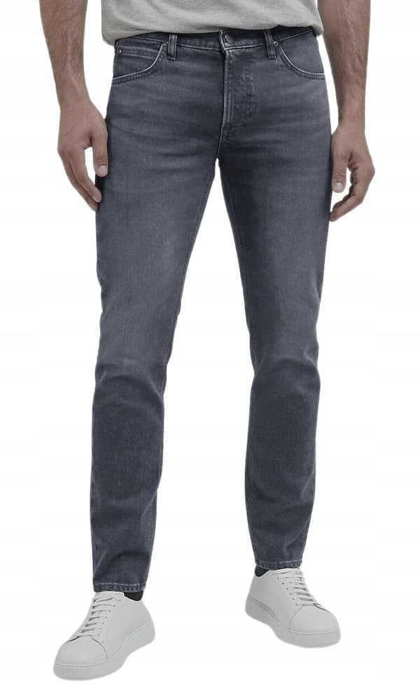 Lee DAREN Dark Midnight DENIM RAKA GRÅ JEANS GRAFIT W38 L32