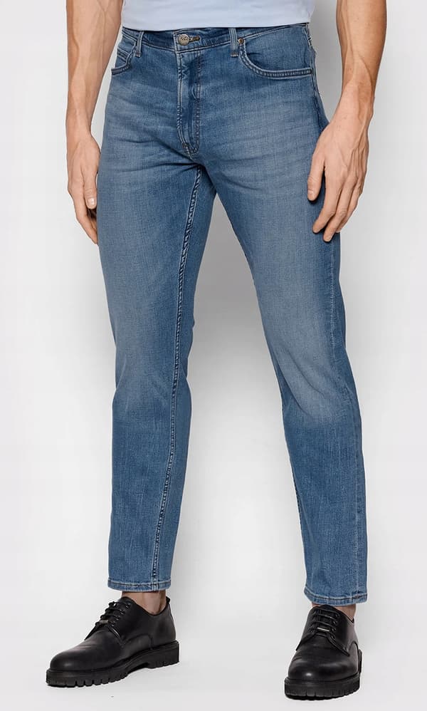 Lee RIDER SLIM WornInCody FITTED JEANS ØKOLOGISK DENIM W32 L30