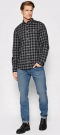 Miniatyrbillede 5 af 8: Lee RIDER SLIM WornInCody FITTED JEANS ØKOLOGISK DENIM W32 L30
