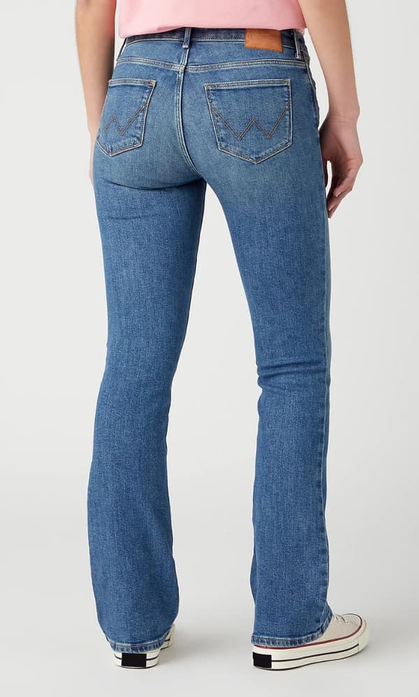 Wrangler Bootcut Girlband Damjeans med utsvängda ben W28 L32