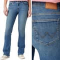 Miniatyrbild 1 av 9: Wrangler Bootcut Girlband Damjeans med utsvängda ben W28 L32