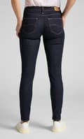 Miniatyrbild 4 av 10: Lee SCARLETT Rinse DENIM MARINBLÅ DAMSKINNYJEANS W31 L33