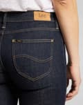Miniatyrbild 8 av 10: Lee SCARLETT Rinse DENIM MARINBLÅ DAMSKINNYJEANS W31 L33