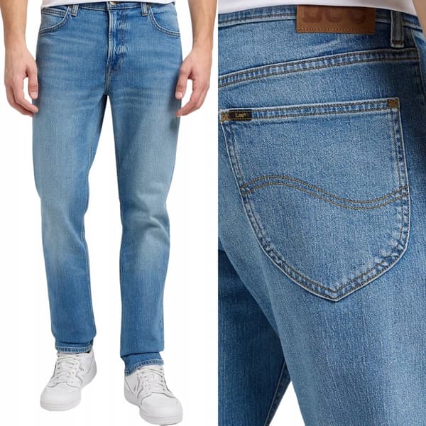 Lee West Vintage Wear Denim Lösa Raka Herrjeans W38 L34