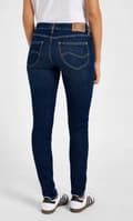 Miniatyrbillede 4 af 9: Lee SCARLETT Ensfarvede Blå Marineblå Skinny Jeans Til Kvinder W29 L31