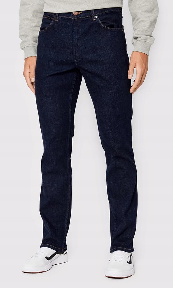 Wrangler Greensboro Day Drifter Raka Marinblå Jeans W33 L36