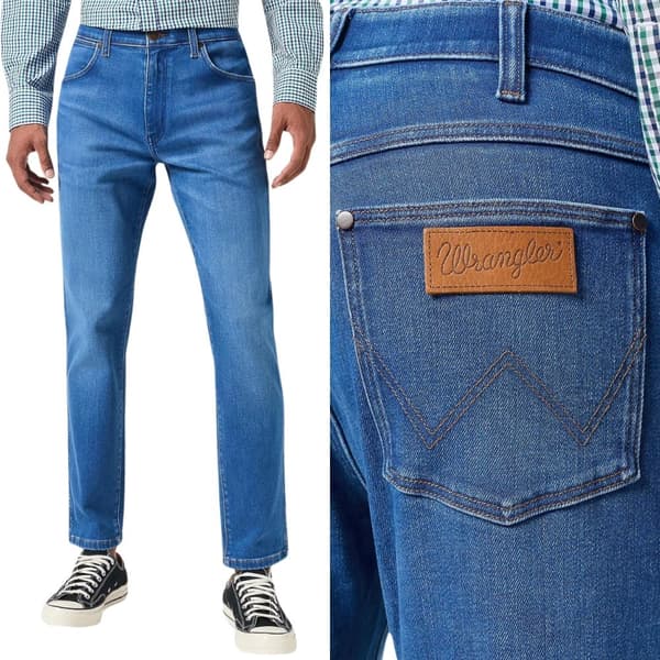 Wrangler LARSTON Free To Stretch Rustic MUKAVAT JOOTASFARKUT W32 L36