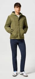 Pikkukuva 5 / 9: Wrangler TEXAS SLIM tummansiniset laivastonsiniset kangashousut W40 L34
