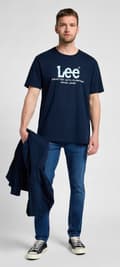 Miniatyrbild 5 av 9: Lee LUKE SLIM Blooming DENIM MYCKET AVSmalnande HERRJEANS W31 L32