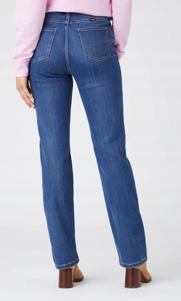 Wrangler STRAIGHT Hudson NAISTEN SUORA HIGH JEANS W30 L30