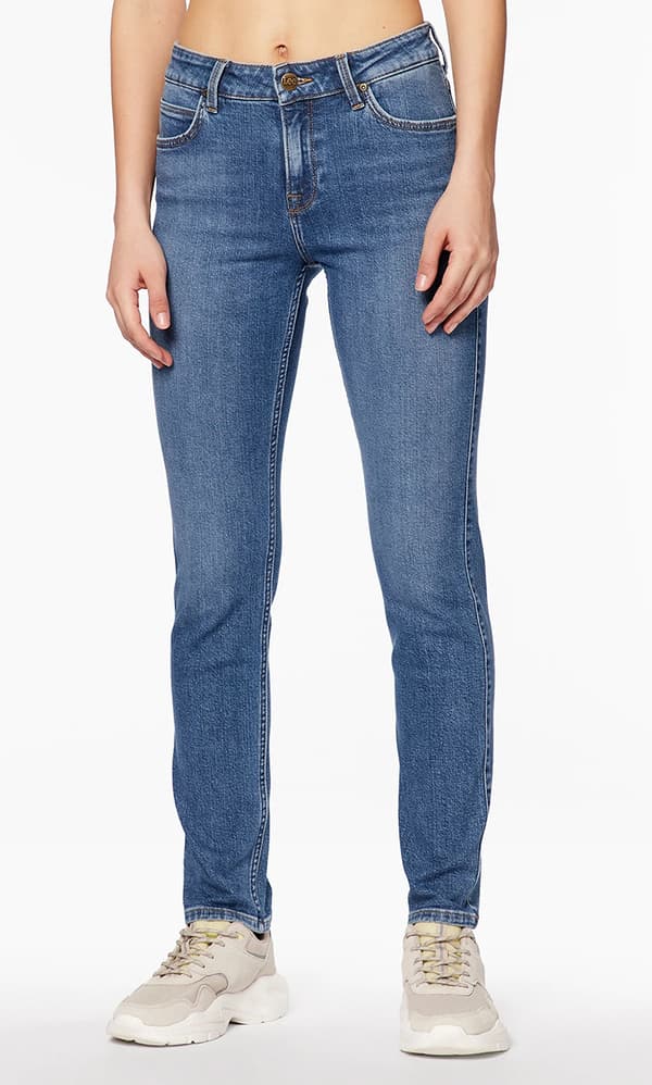Lee ELLY SLIM Feels Like Indigo STRAIGHT NAISTEN FARKUT W34 L33