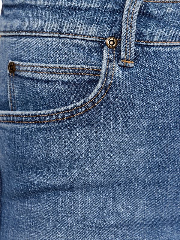 Lee ELLY SLIM Feels Like Indigo STRAIGHT NAISTEN FARKUT W34 L33