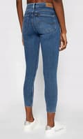 Miniatyrbillede 4 af 11: Lee SCARLETT HIGH LONDON Ely HØJLÆNGDE DAMEBUKS SLIM FIT LYNLÅS 7/8 W26 L33