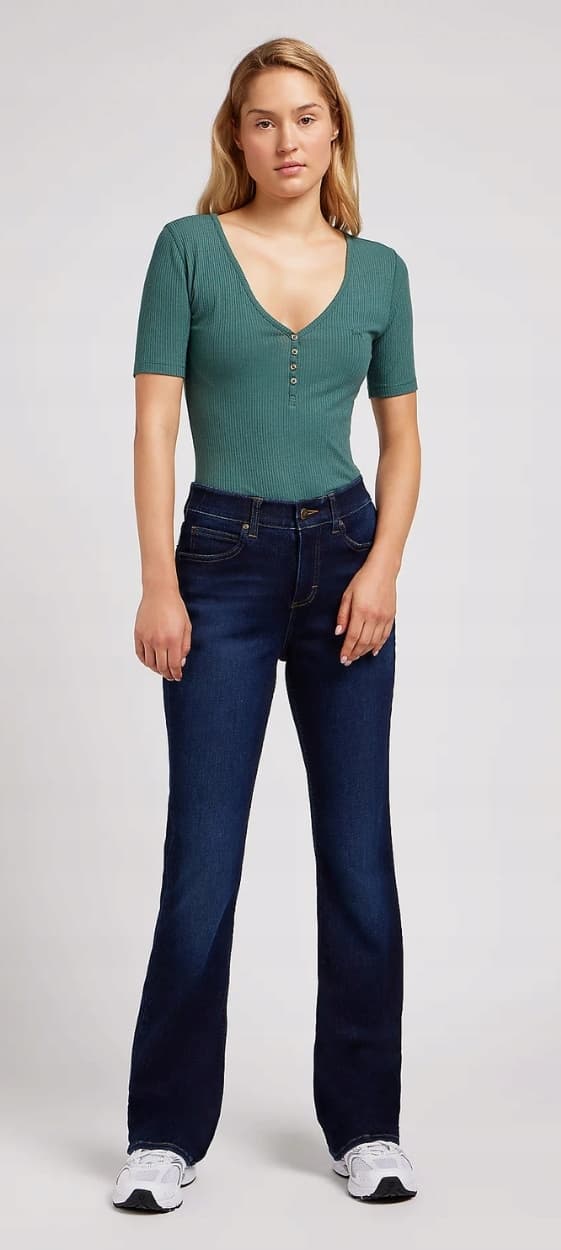 Lee ULC BOOTCUT DENIM KOMFORTABLE FLAREDE DAMEJEANS W26 L31