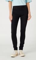 Miniatyrbild 3 av 11: Wrangler HIGH SKINNY SVARTA DAMSKINNYJEANS W30 L30