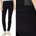 Miniatyrbild 1 av 11: Wrangler HIGH SKINNY SVARTA DAMSKINNYJEANS W30 L30
