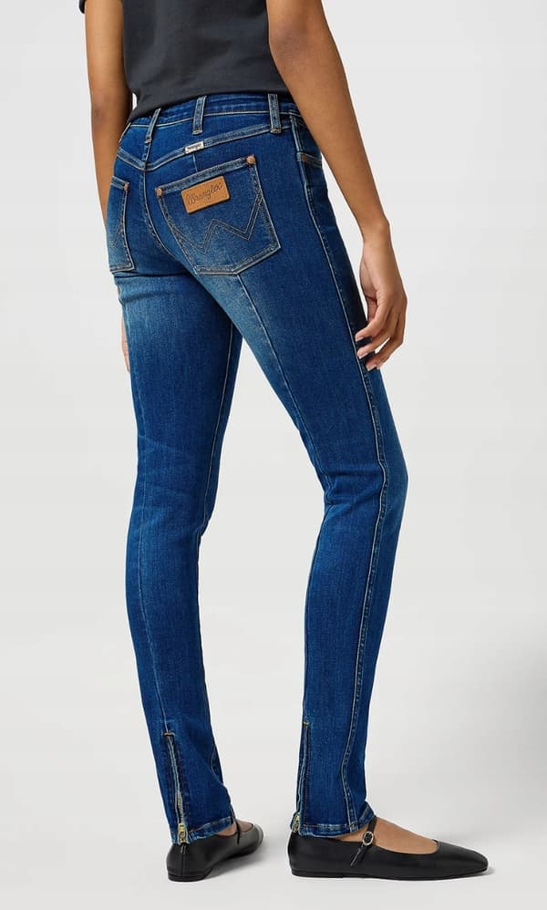 Wrangler SPAT JEAN NAISTEN SKINNY JEANS - SAVUKKEHOUSUT VETOKETJUILLA, W27, L30