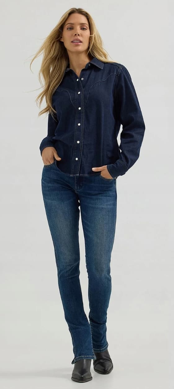 Wrangler SPAT JEAN NAISTEN SKINNY JEANS - SAVUKKEHOUSUT VETOKETJUILLA, W27, L30
