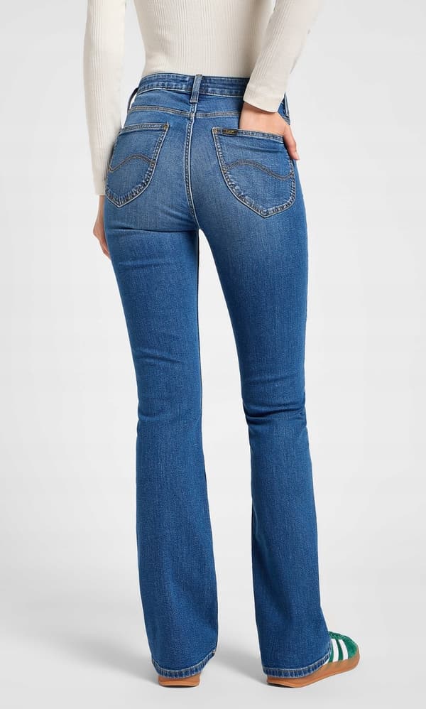 Lee BREESE BOOT BOOTCUT Stride NAISTEN LEVEÄSTI TOISTUVAT FARKUT W27 L29