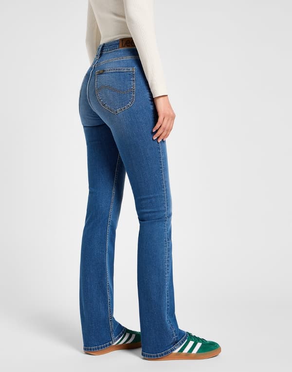 Lee BREESE BOOT BOOTCUT Stride NAISTEN LEVEÄSTI TOISTUVAT FARKUT W27 L29