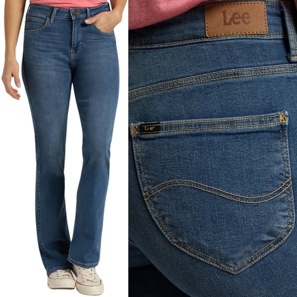 Lee Breese Boot Bootcut Martha Damjeans med utsvängda midjor, storlek 27, storlek 31
