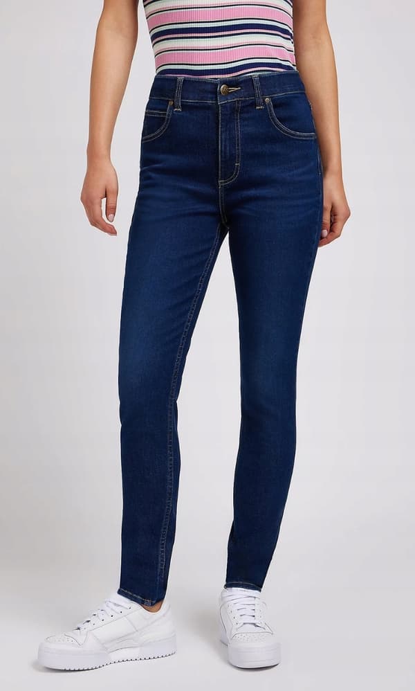 Lee ULC SKINNY HIGH NAVY NAISTEN SKINNY-FARKUT W26 L31