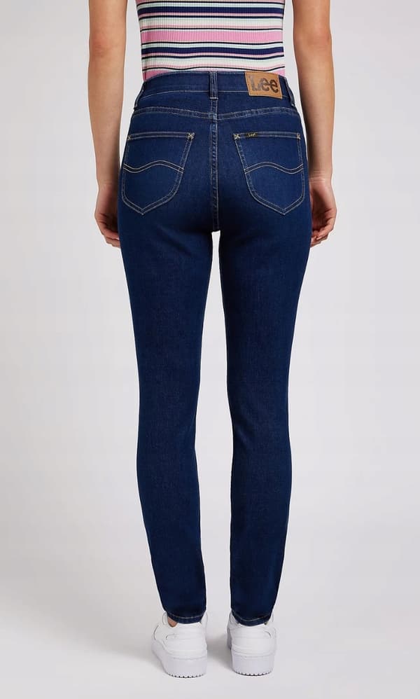 Lee ULC SKINNY HIGH NAVY NAISTEN SKINNY-FARKUT W26 L31