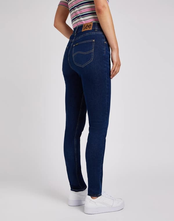 Lee ULC SKINNY HIGH NAVY NAISTEN SKINNY-FARKUT W26 L31