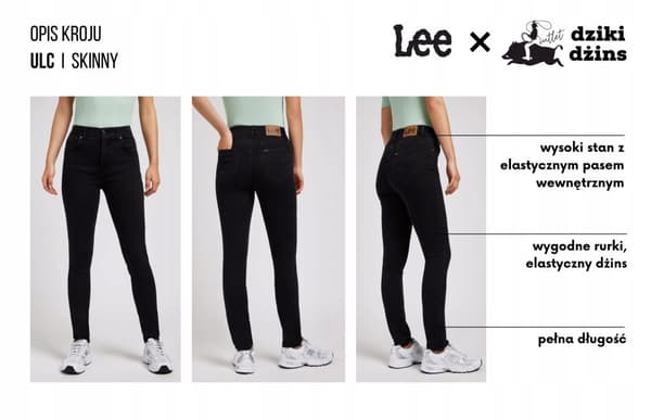 Lee ULC SKINNY HIGH NAVY NAISTEN SKINNY-FARKUT W26 L31