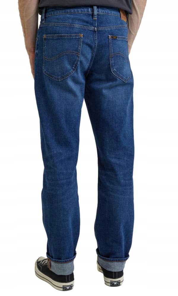 Lee WEST RELAXED Worn In LOOSE STRAIGHT JEANS TUMMAT DENIMIT W34 L34