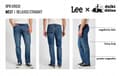 Pikkukuva 8 / 8: Lee WEST RELAXED Worn In LOOSE STRAIGHT JEANS TUMMAT DENIMIT W34 L34