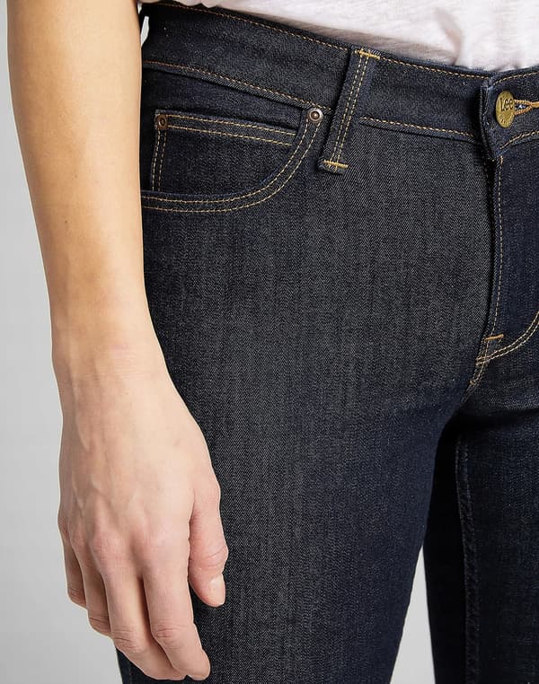 Lee SCARLETT Rinse DENIM MARINBLÅ DAMSKINNYJEANS W33 L33