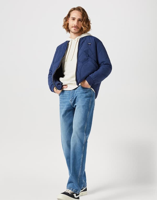 Wrangler FRONTIER Brennan DENIM LØSE JEANS MED LIGHT OG STRAIGHT W29 L32
